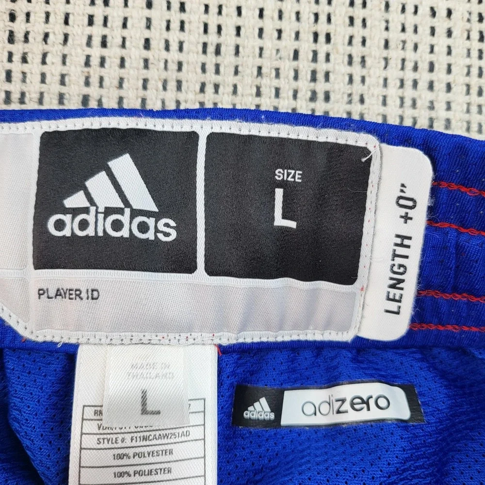 Kansas Jayhawks Pants Women Large Red Blue NCAA Basketball Adidas adizero - Picture 4 of 6